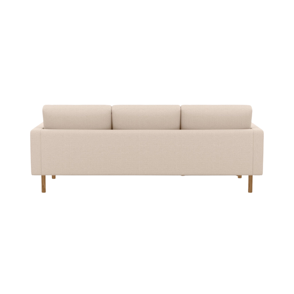 Joan 87 Two-Piece Sectional Sofa With Extended Seat - Panama Natural