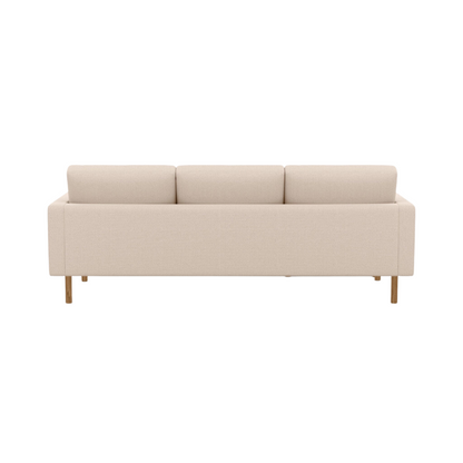 Joan 87 Two-Piece Sectional Sofa With Extended Seat - Panama Natural