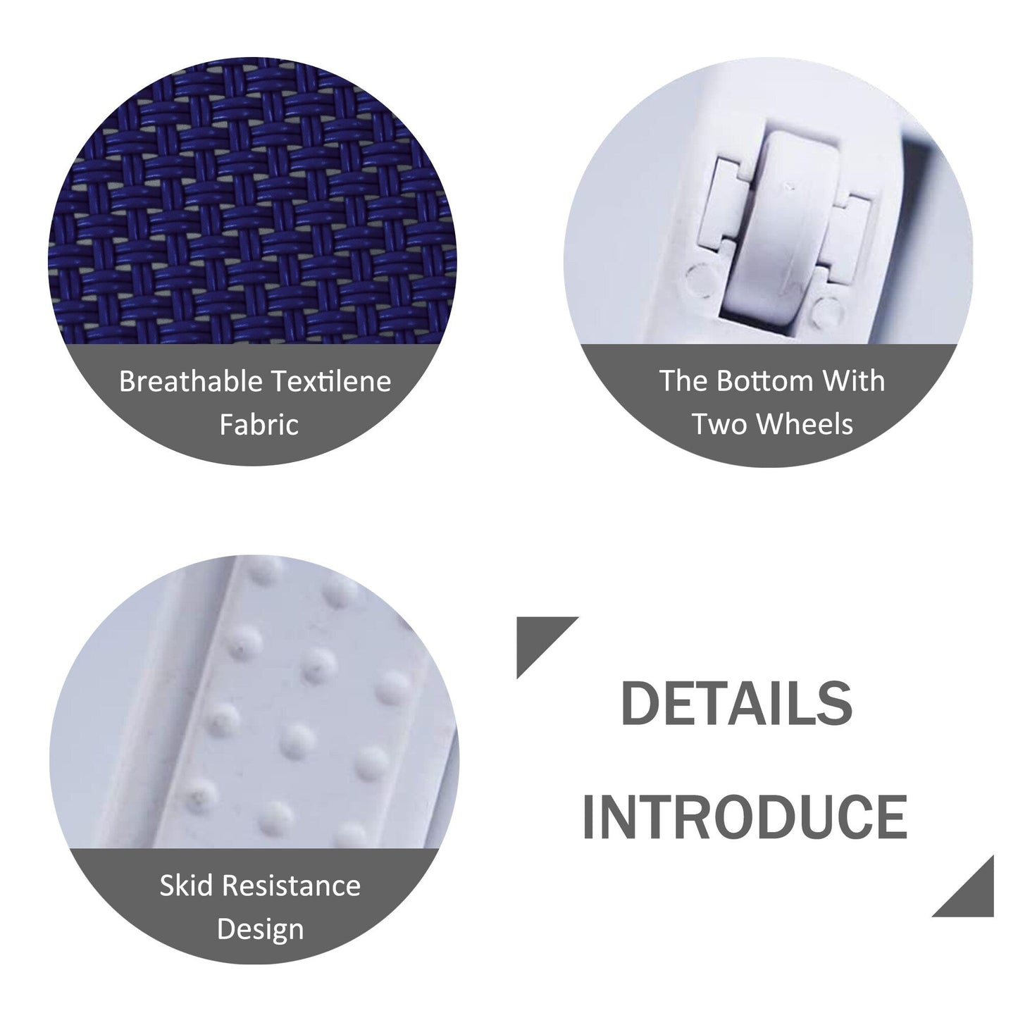 Kozyard Alan Full Flat Aluminum and Polypropylene Resin Legs Patio Reclining Adjustable Chaise Lounge