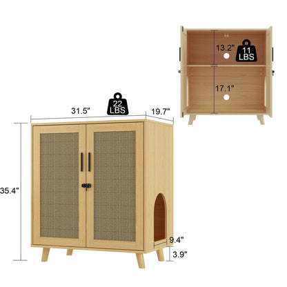 Litter Box Enclosure Cat Litter Box Furniture End Table Sofa Tbale