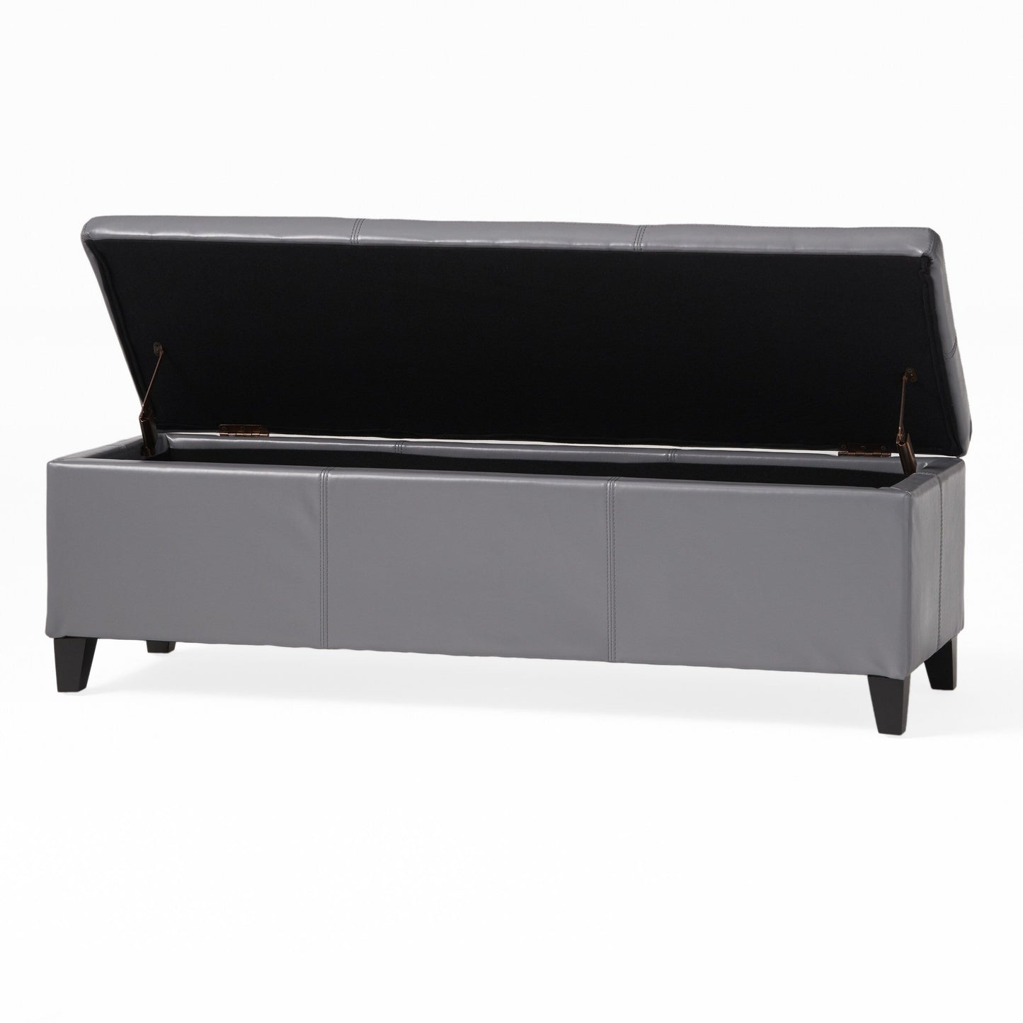 Lucinda Faux Leather Storage Bench by Christopher Knight Home - 51.25 L x 17.50 W x 16.25 H