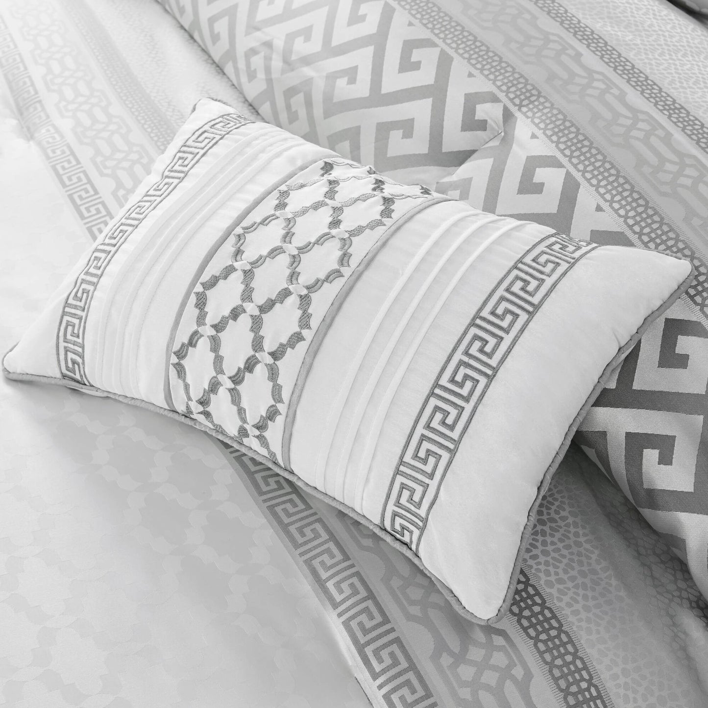 Madison Park Christian 7-piece Geometric Jacquard Comforter Set