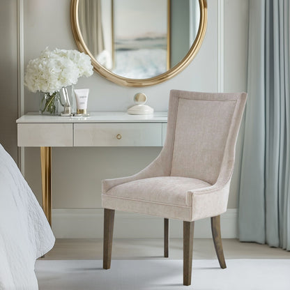 Madison Park Signature Ultra Upholstered Dining Side Chairs With Wood Legs (Set of 2) - N/A