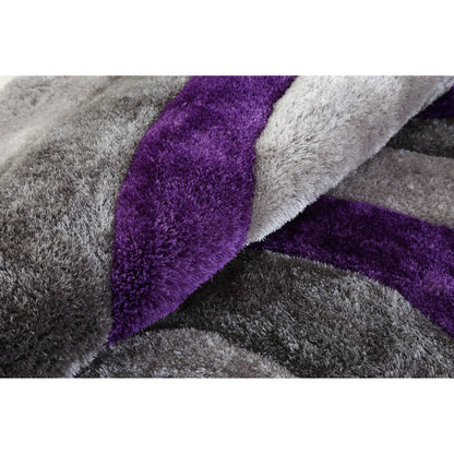 Mateos Shag Abstract Designed Area Rug