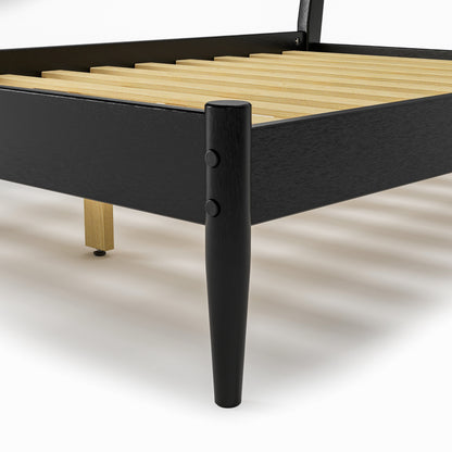 Mid-Century Panel Bed