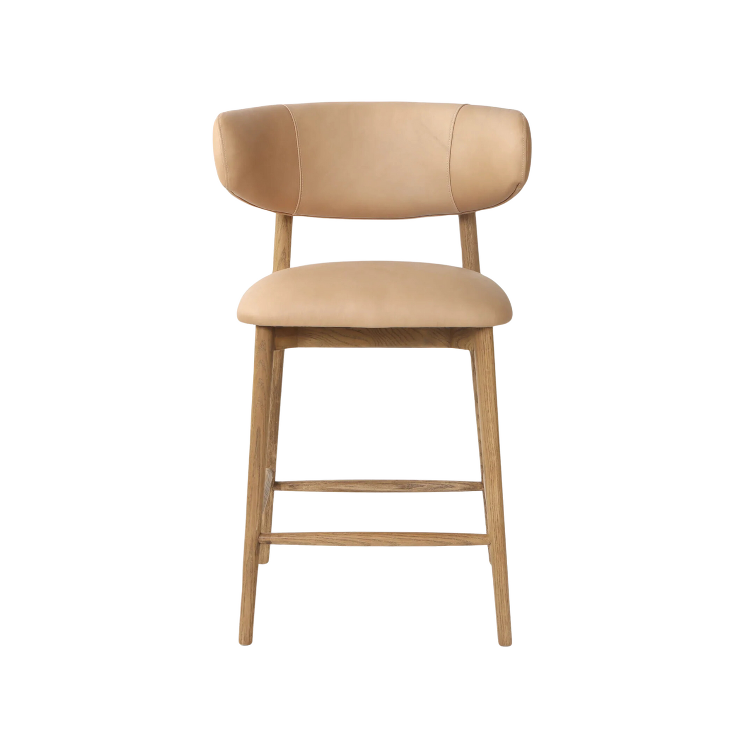 Mila Leather Counter Stool