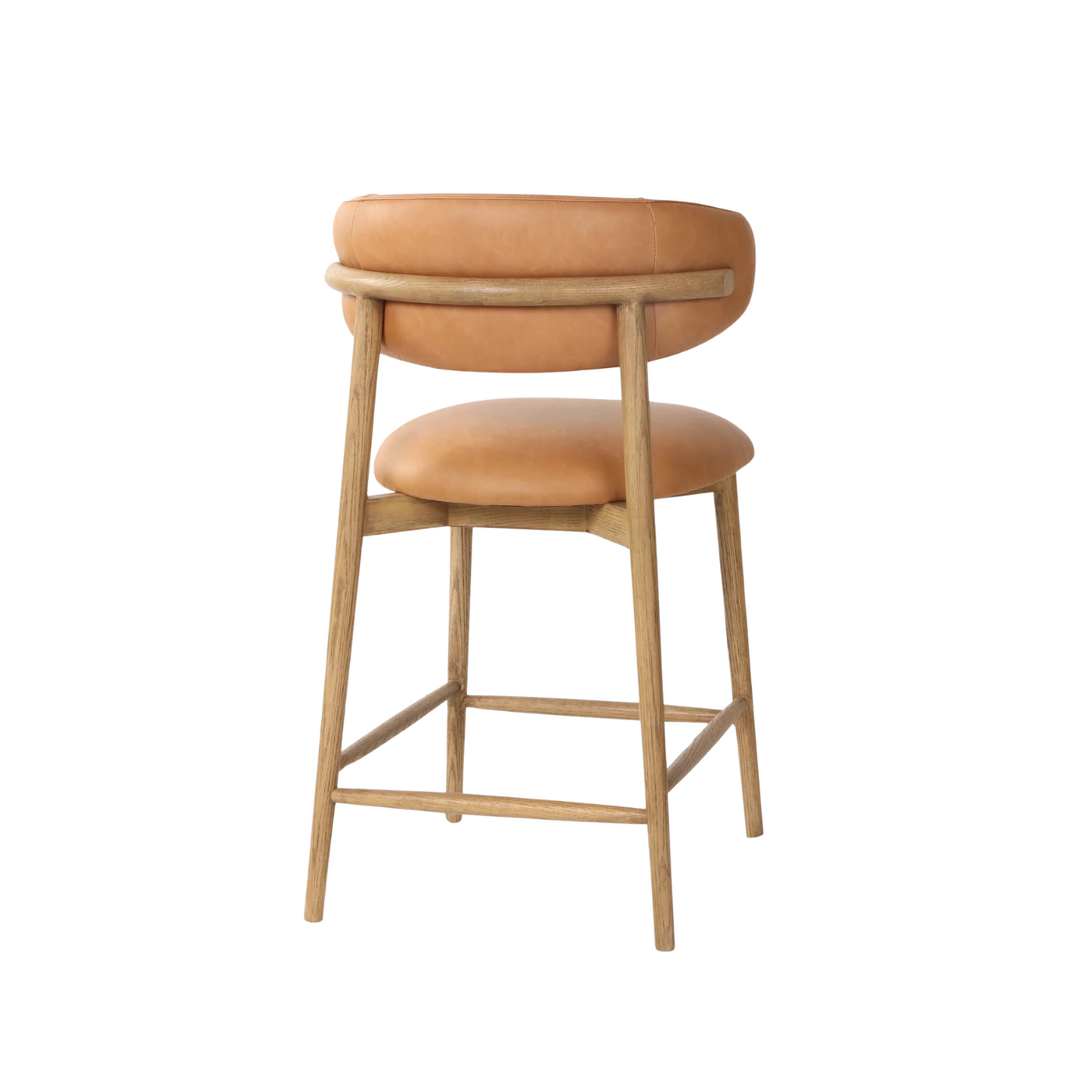Mila Leather Counter Stool