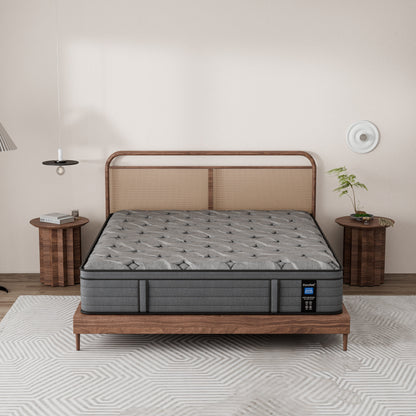 Modland 14-inch Hybrid Medium Euro Top Mattress, Pocket Spring Mattress in a Box