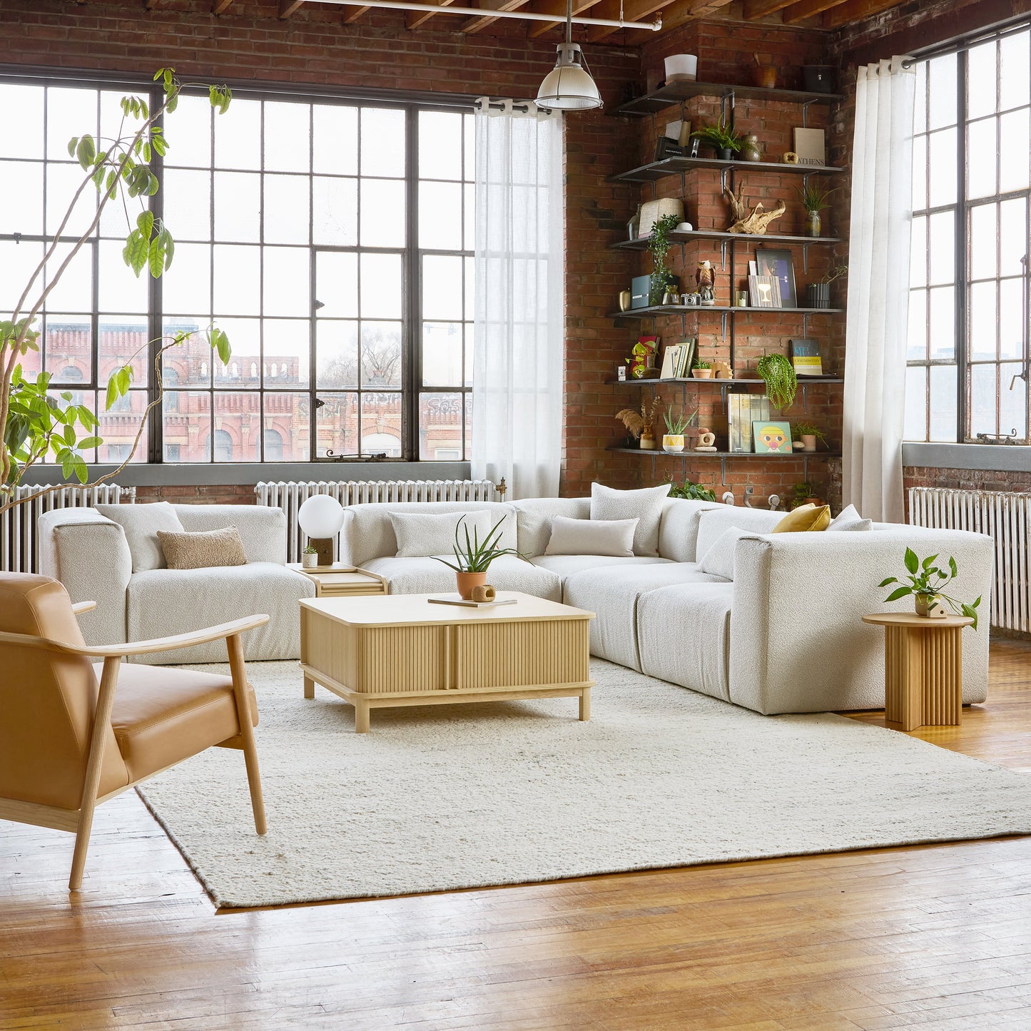 Gus* Nest Modular 5-PC Corner Sectional