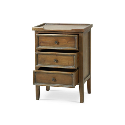 Eamon 3 Drawer Side Table