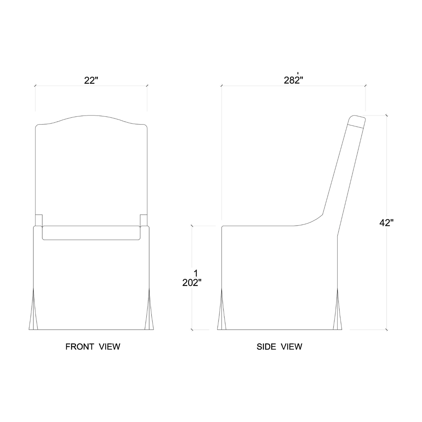 Sharron Slipcovered Dining Chair