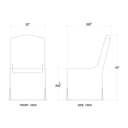 Sharron Slipcovered Dining Chair
