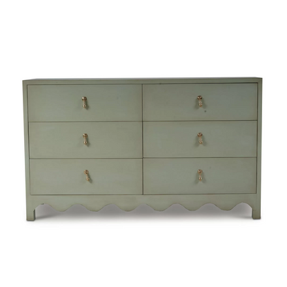 Colleen 6 Drawer Dresser - Fennel
