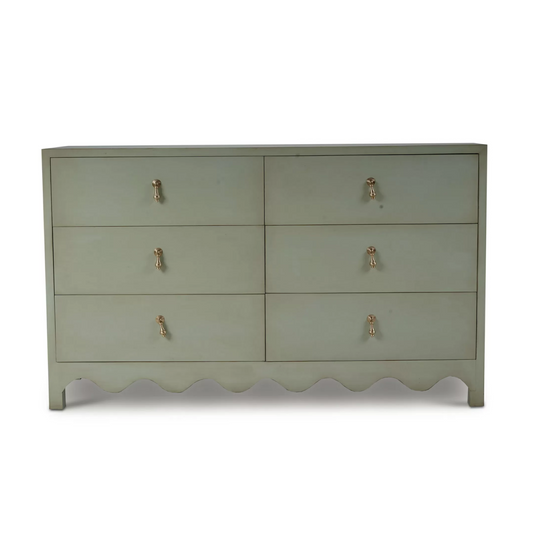 Colleen 6 Drawer Dresser - Fennel