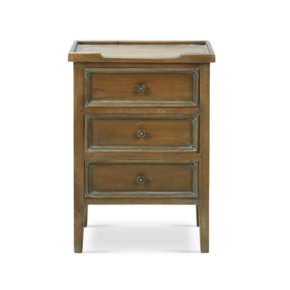 Eamon 3 Drawer Side Table