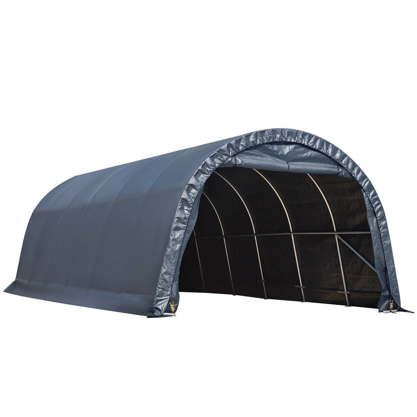 Outdoor Storage Shed and Carport Canopy: Portable Shelter for Bikes, Motorcycles, and Garden Storage