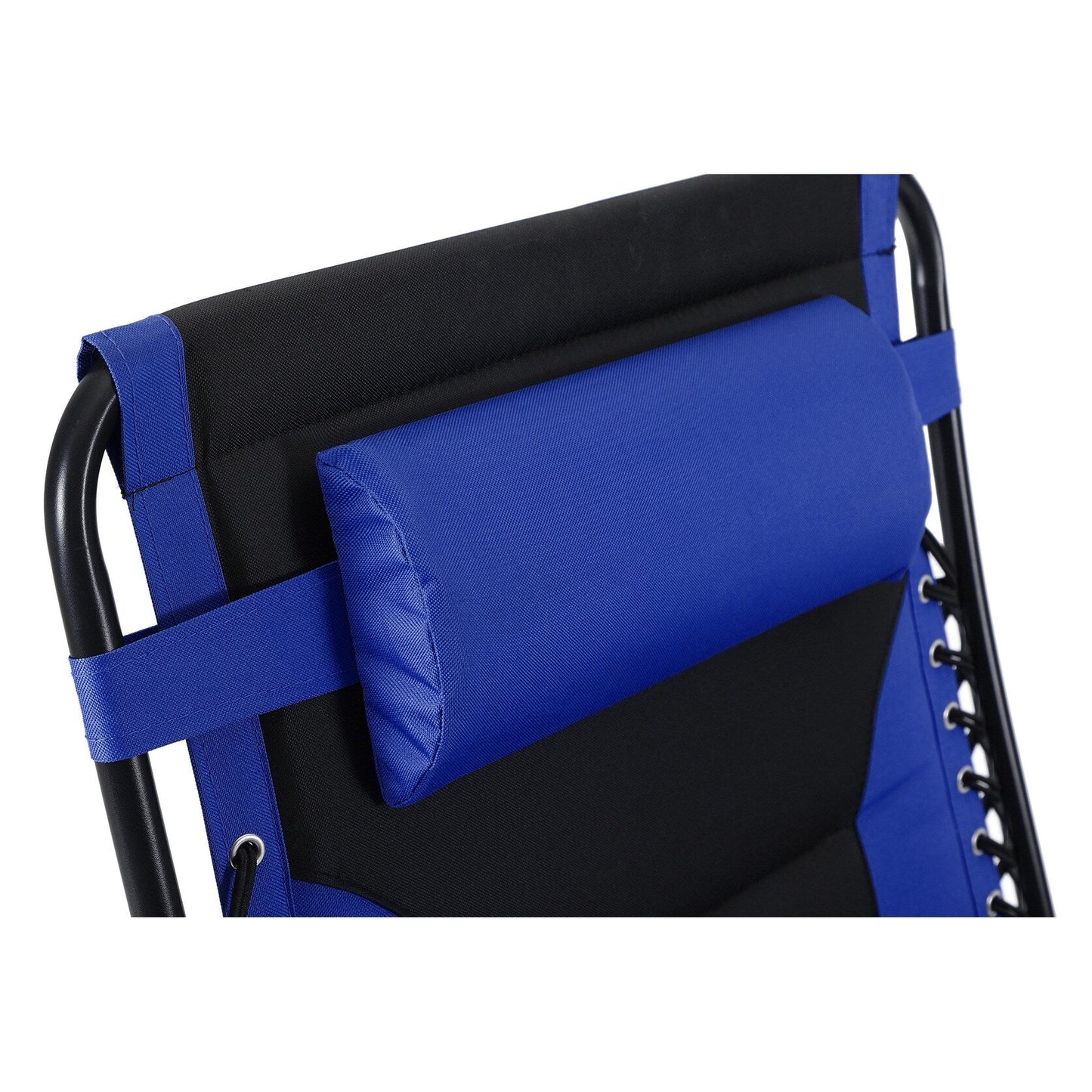 Oversize XL Padded Zero Gravity Lounge Chair Wider Armrest Adjustable Recliner with Cup Holder - N/A