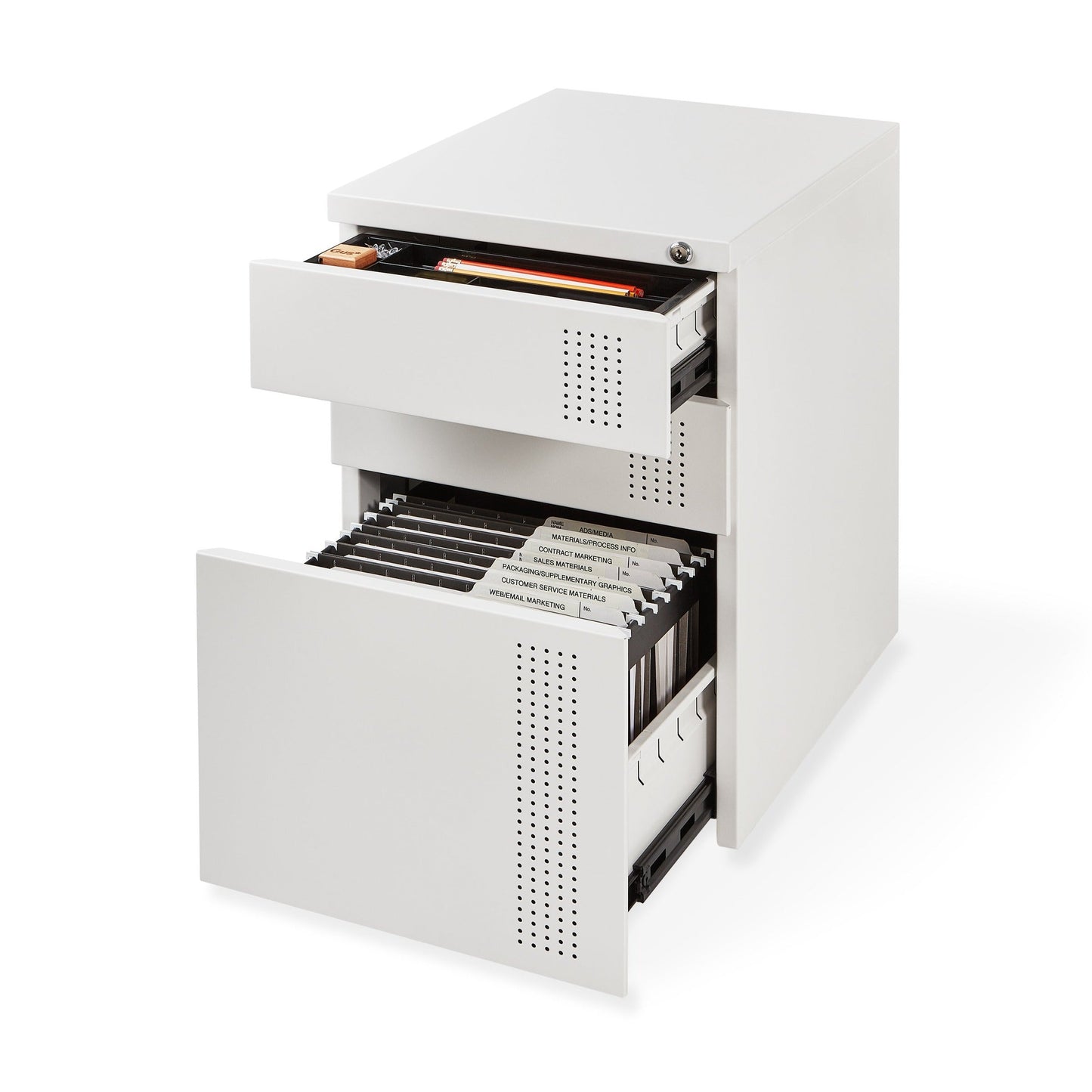Gus* Modern Perf File Cabinet