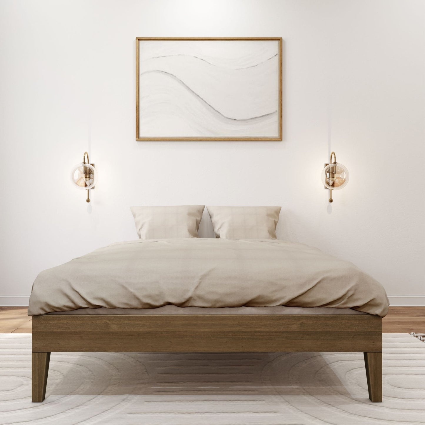 Plank and Beam Full-Size Platform Bed