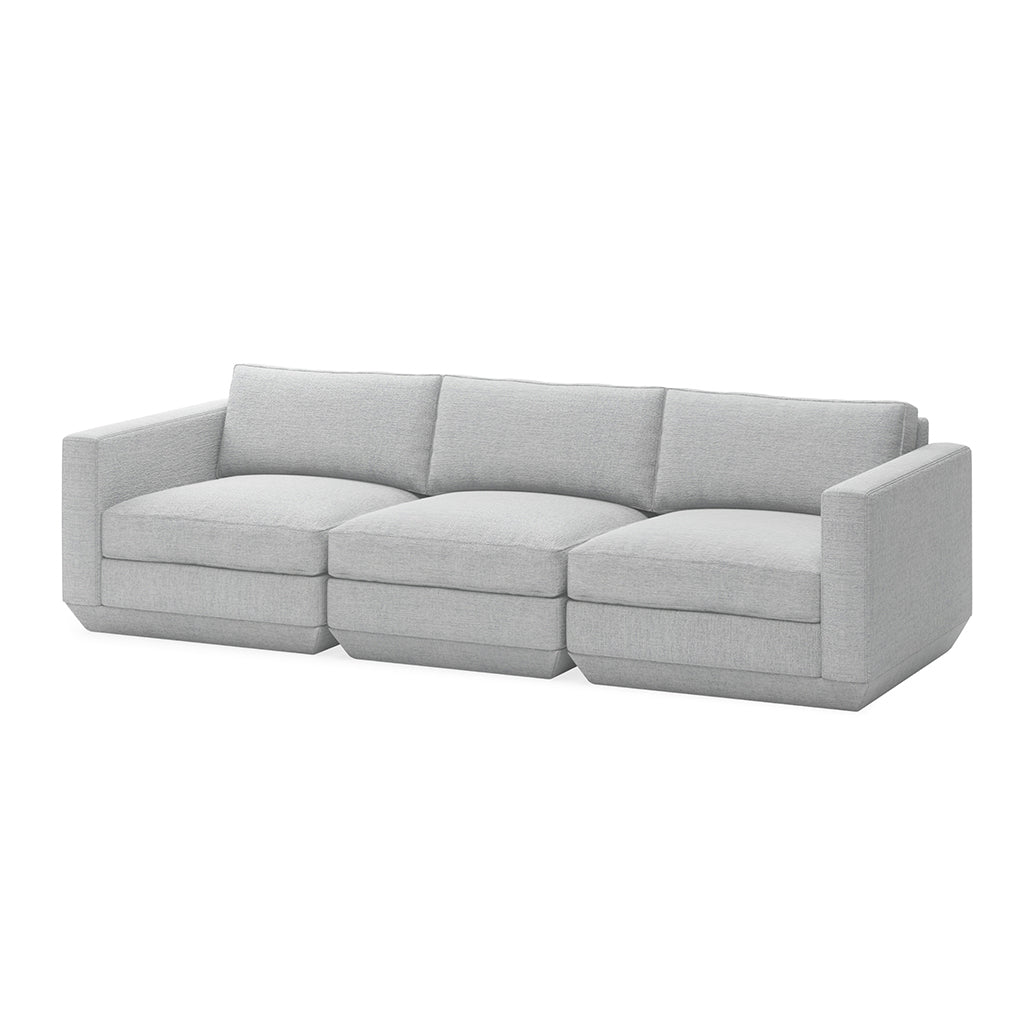 Gus* Modern Podium Three Piece 102 Sofa