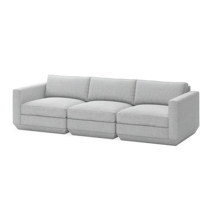 Gus* Modern Podium Three Piece 102 Sofa