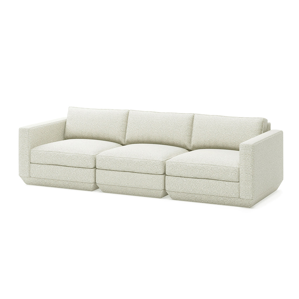 Gus* Modern Podium Three Piece 102 Sofa