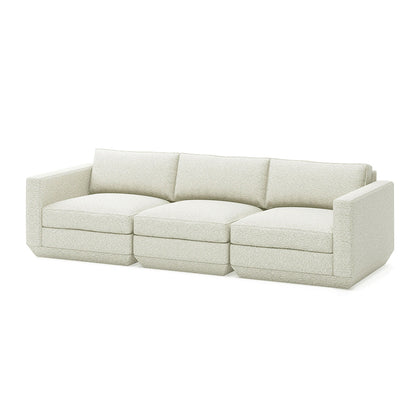 Gus* Modern Podium Three Piece 102 Sofa