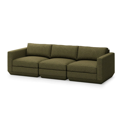 Gus* Modern Podium Three Piece 102 Sofa
