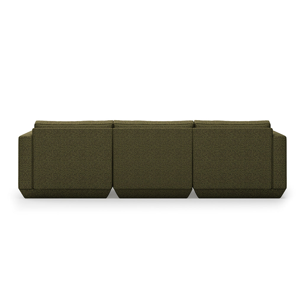 Gus* Modern Podium Three Piece 102 Sofa