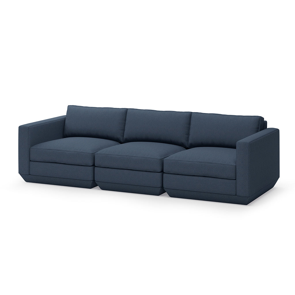 Gus* Modern Podium Three Piece 102 Sofa