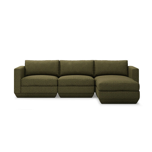 Gus* Modern Podium 4 Piece Sectional