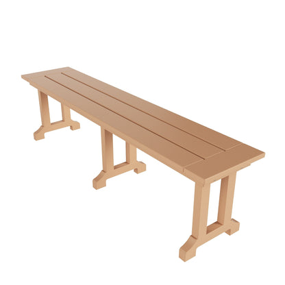 Polytrends Laguna Hdpe All Weather Outdoor Patio 65 Bench