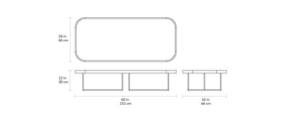 Gus* Modern Porter Coffee Table - Rectangle