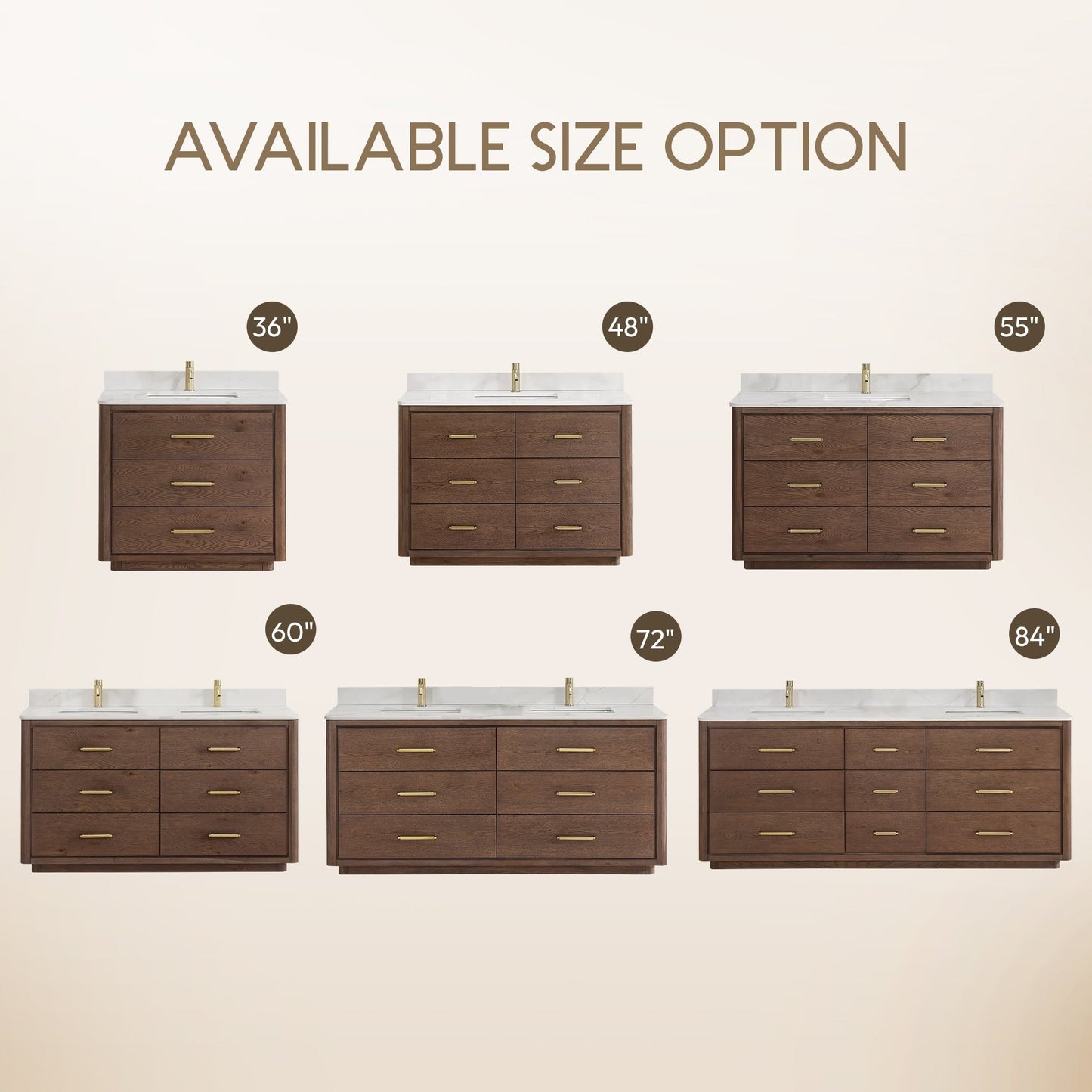 Porto Bath Vanity with White Quartz Stone Top without Mirror