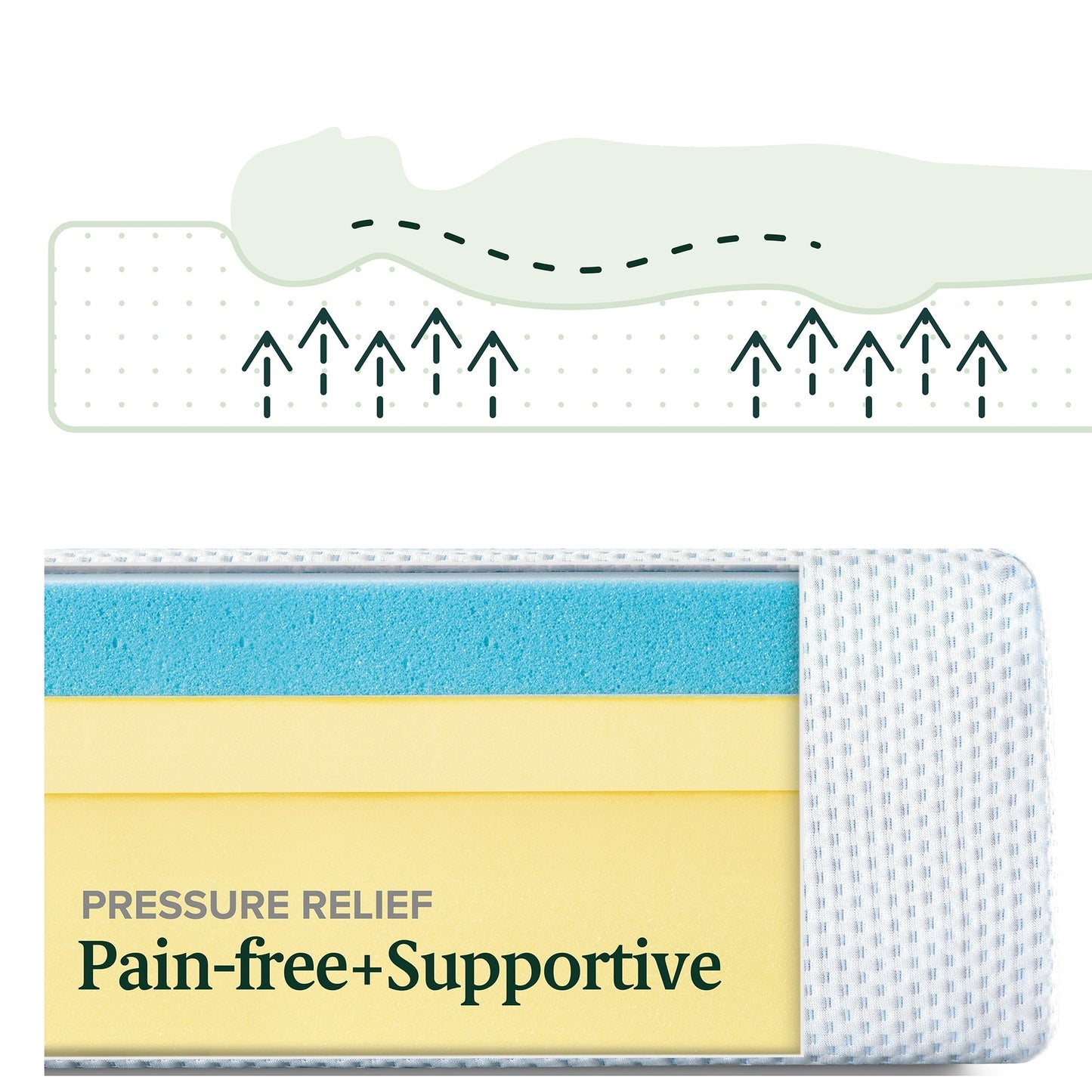 Priage by Zinus 8 inch Green Tea Gel Memory Foam Mattress