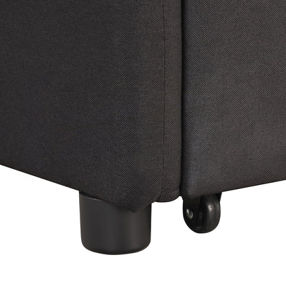 Pull Out Sofa Sleeper 3 in 1 with 2 Wing Table