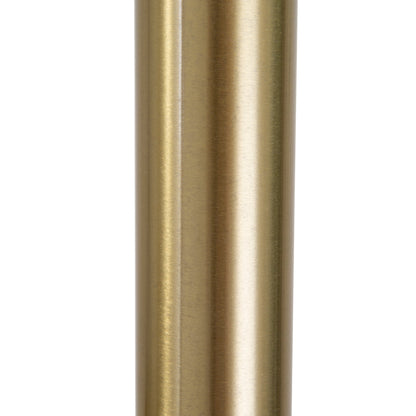 Q-Max 81 Steel Adjustable Arching Floor Lamp With Extra Large Shade and Marble Base