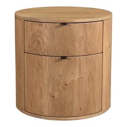 Niko Two Drawer Nightstand - Light Oak