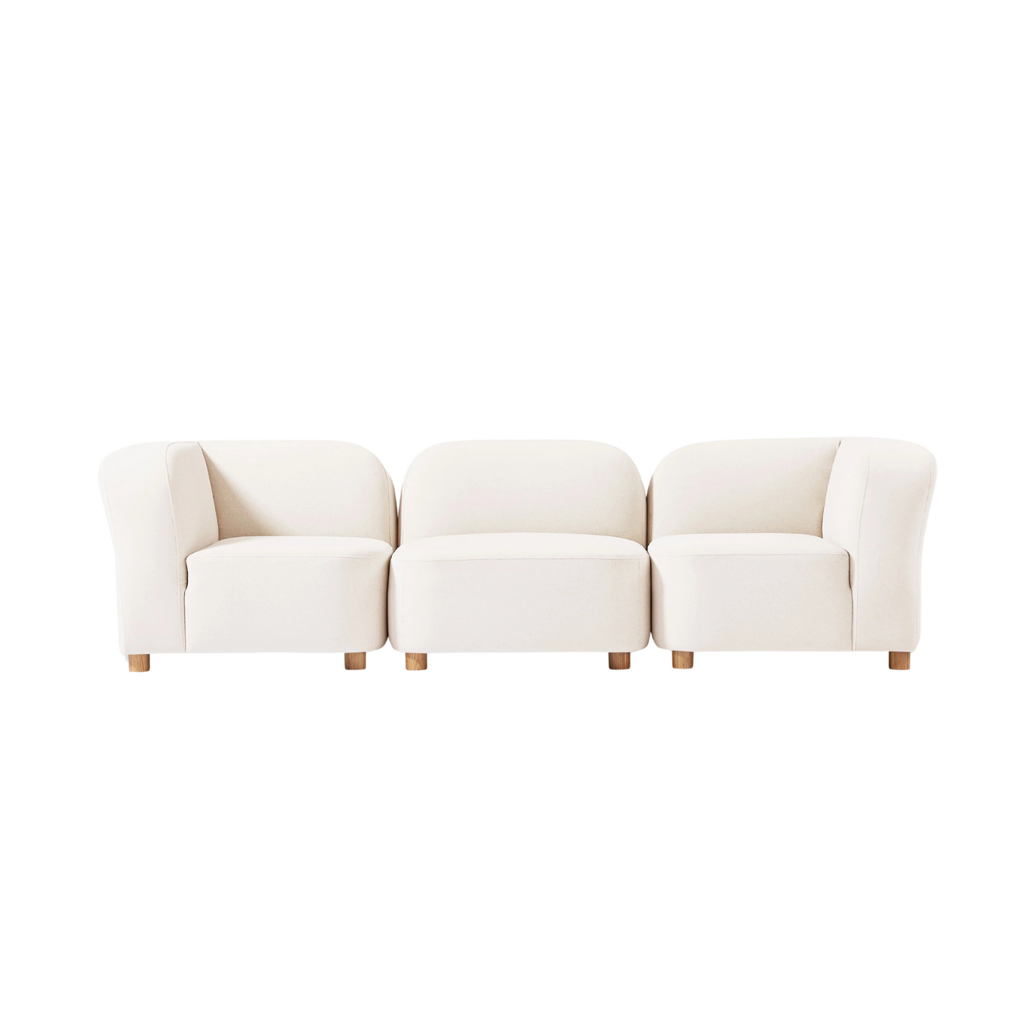 Gus* Modern Circuit Modular 103 Three-Piece Sofa