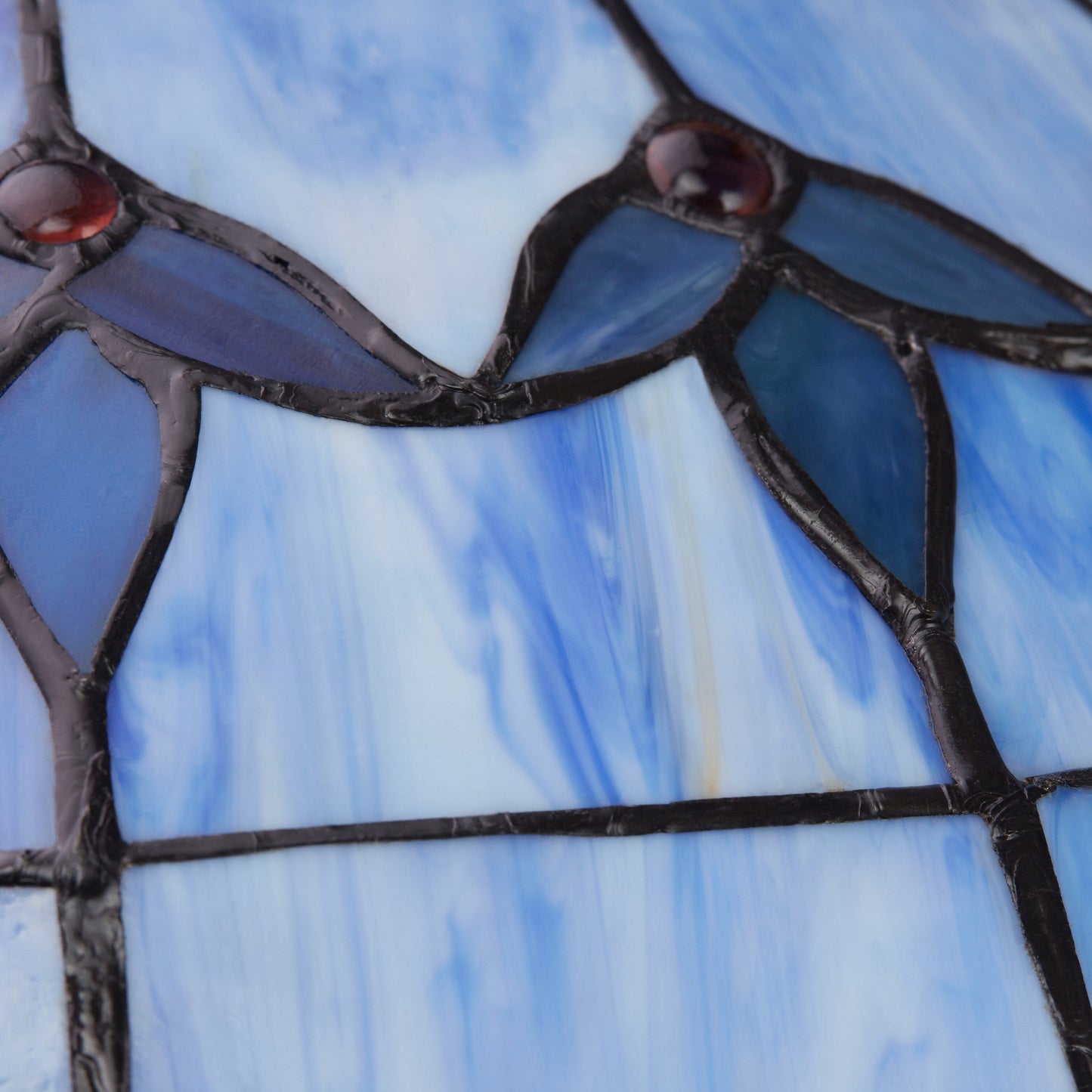 River of Goods Allistar Stained Glass and Resin 3-light 64-inch High Downlight Floor Lamp - 20L x 20W x 64H