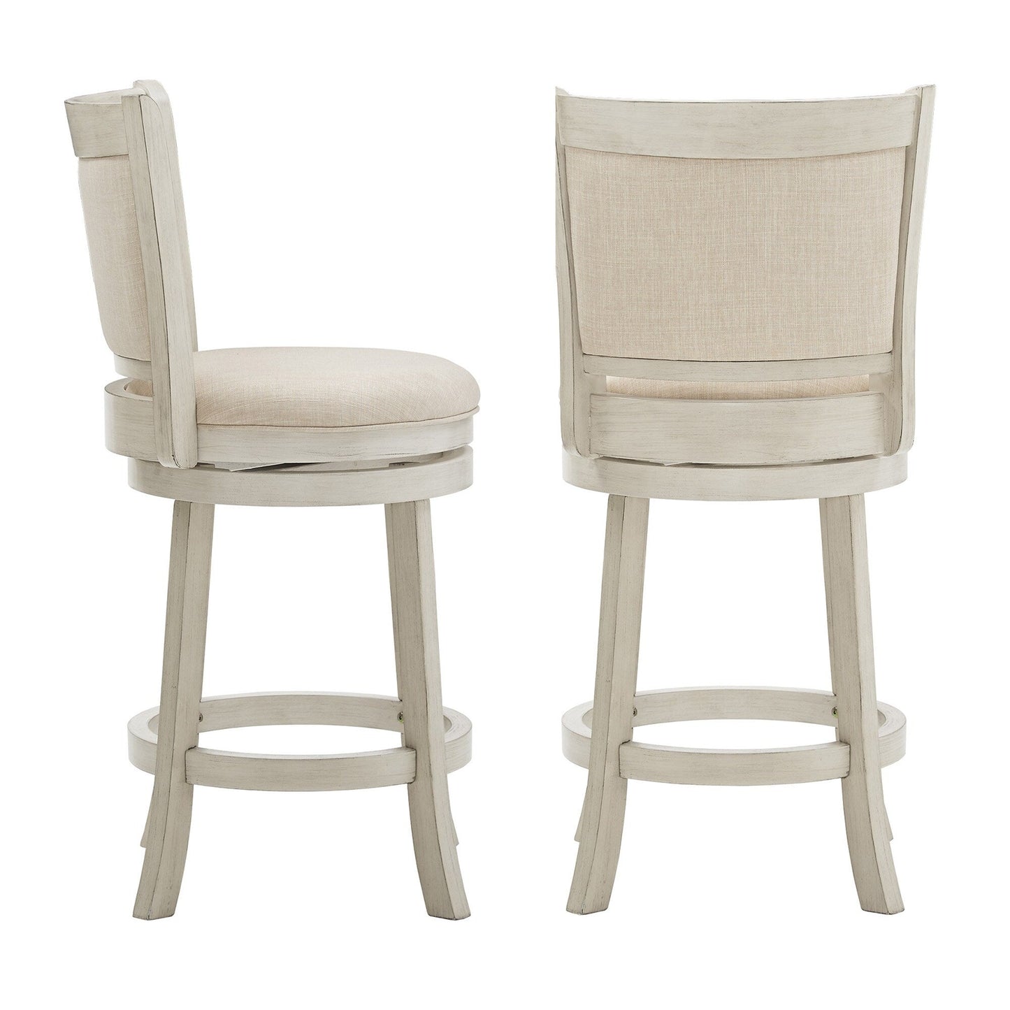 Rovinj Upholstered Back Swivel Stool
