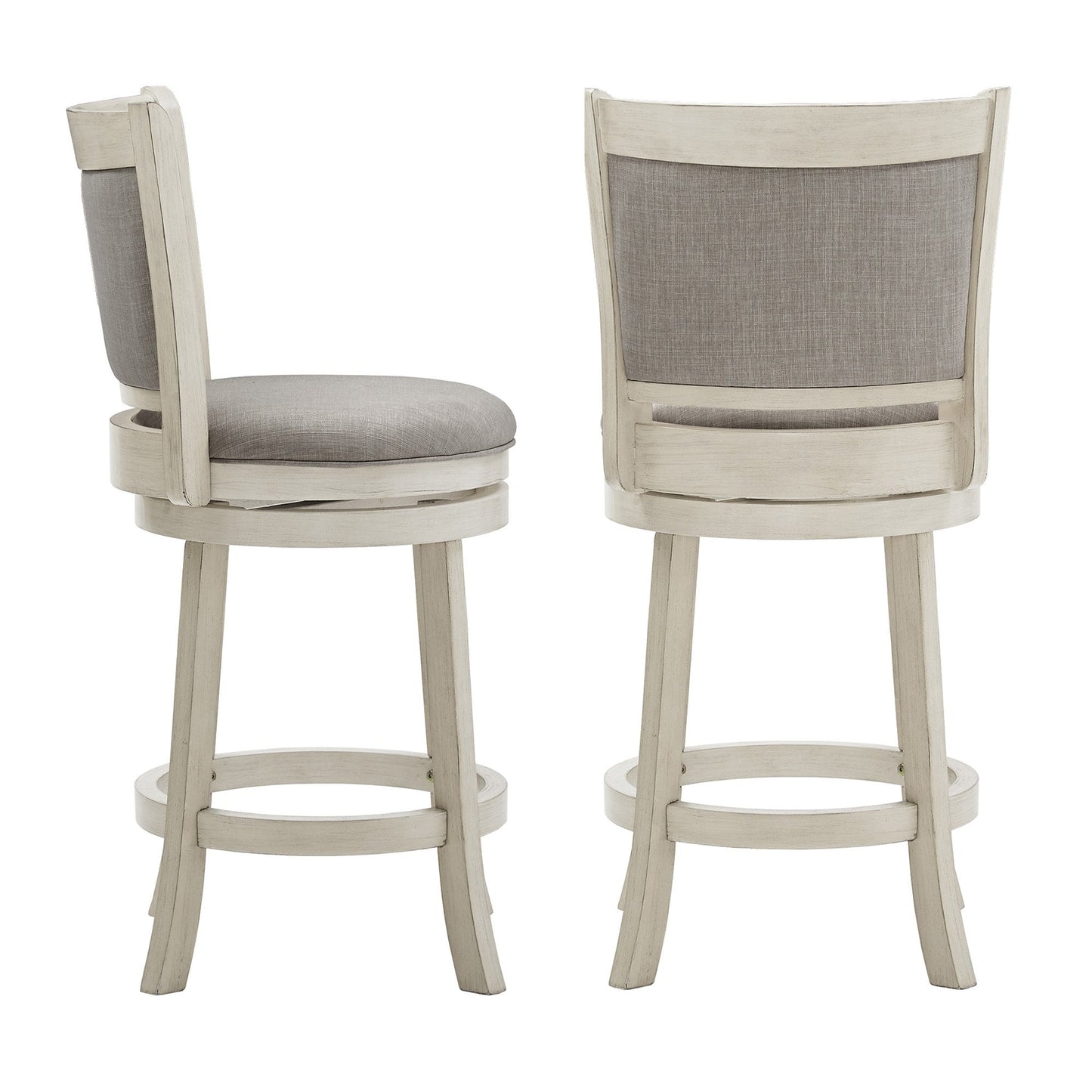 Rovinj Upholstered Back Swivel Stool