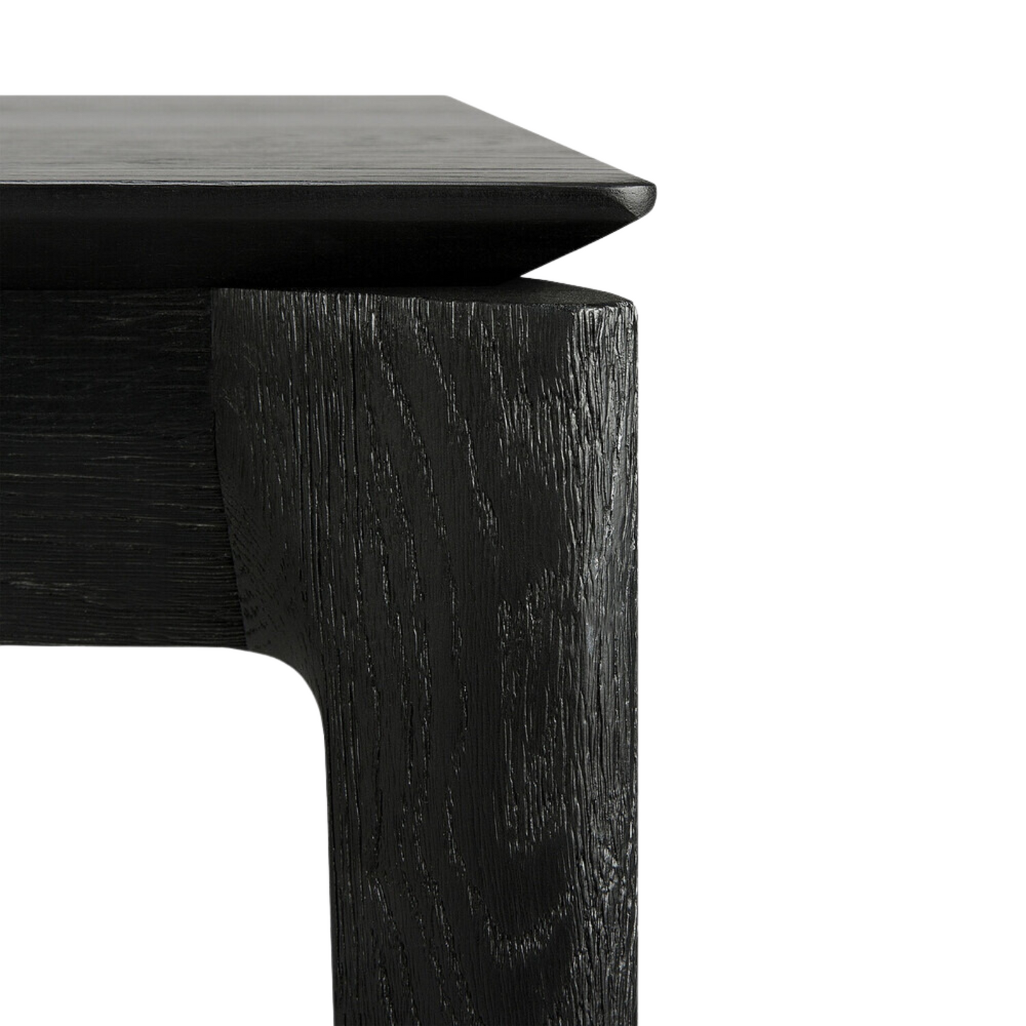 Bok Extendable Dining Table  - Rectangular Oak Black
