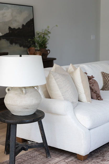 Short Dobbie Reclaimed Stool - Black