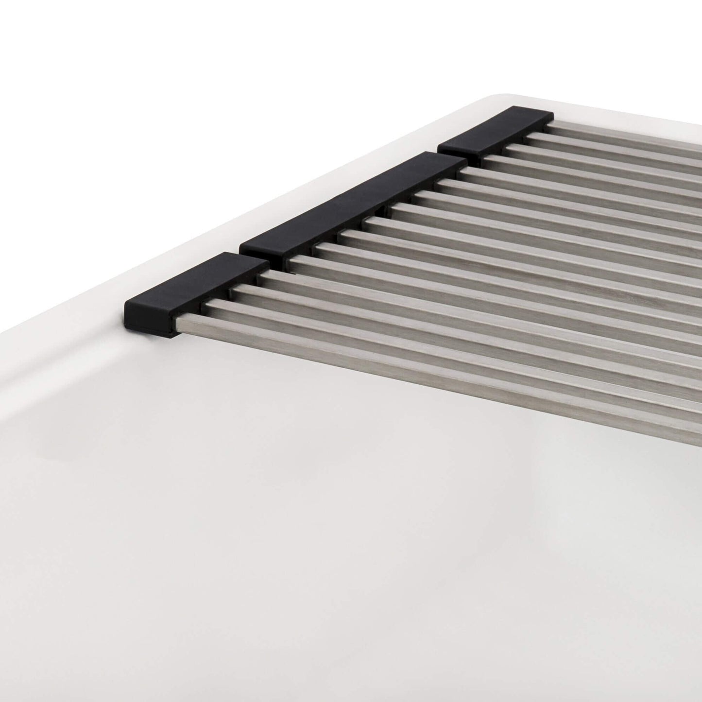 Ruvati 25-inch epiRock Workstation Warm White Undermount Laundry Sink - RVG2321WB