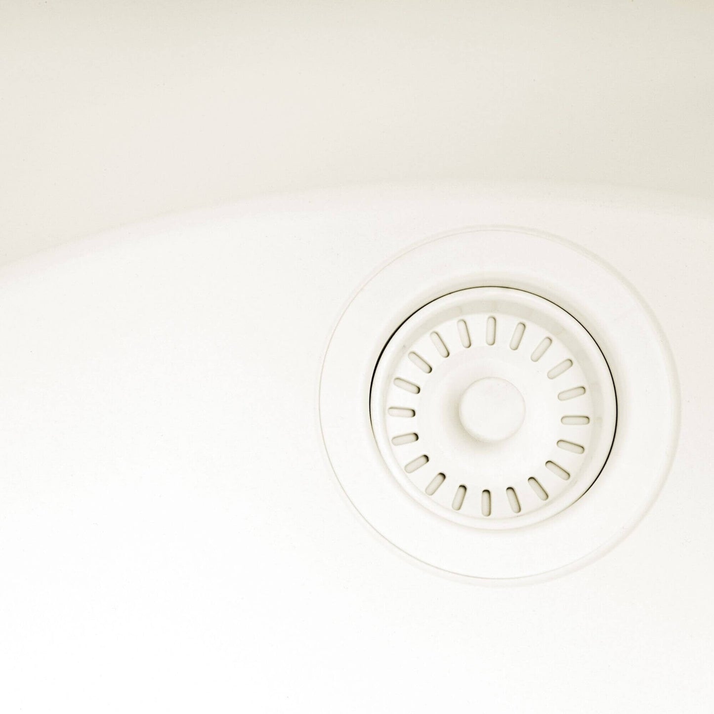 Ruvati 25-inch epiRock Workstation Warm White Undermount Laundry Sink - RVG2321WB