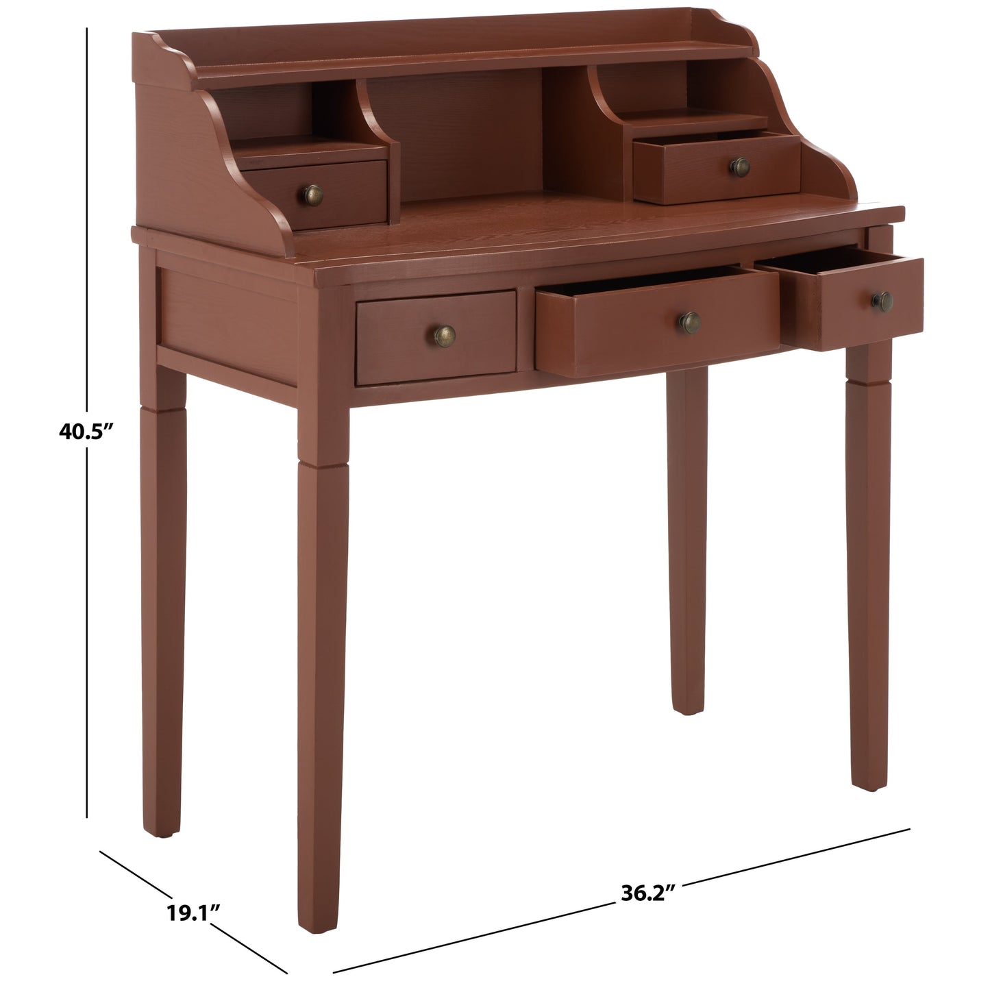SAFAVIEH Leana 5-Drawer Work Office Writing Desk