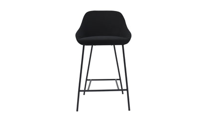 Set of Two Shelly Counter Stool - Black