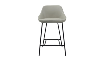 Set of Two Shelly Counter Stool - Beige