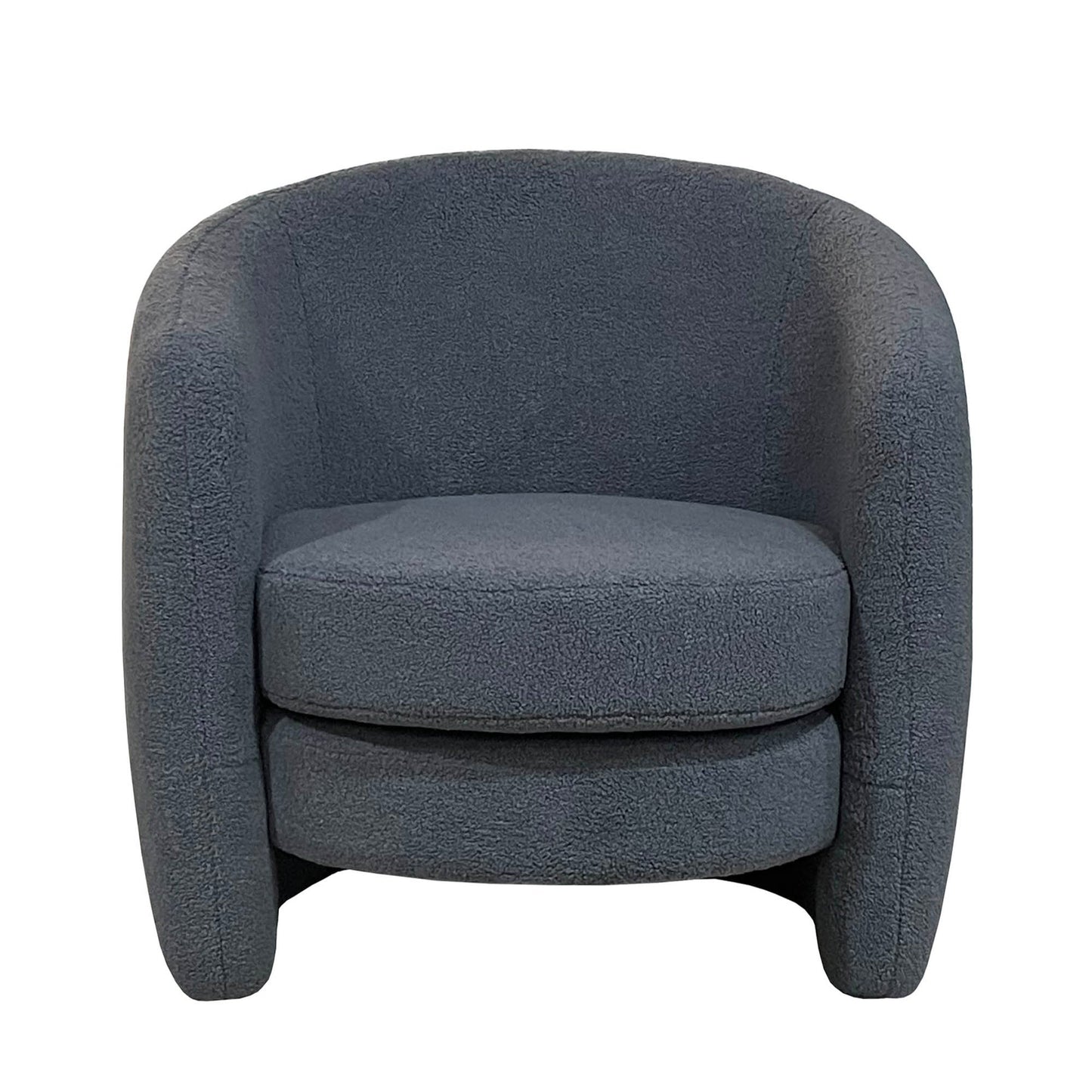 Dana Club Chair - Teddy Dark Grey